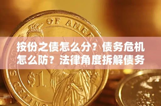 武汉按份之债怎么分？债务危机怎么防？法律角度拆解债务分配与风险自保指南