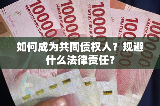 武汉如何成为共同债权人？规避什么法律责任？
