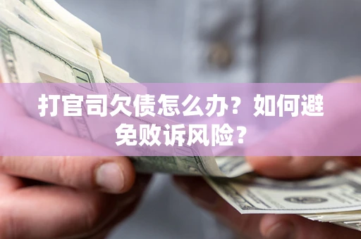 武汉打官司欠债怎么办？如何避免败诉风险？