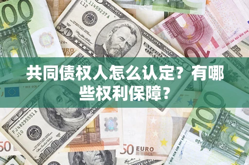 武汉共同债权人怎么认定？有哪些权利保障？