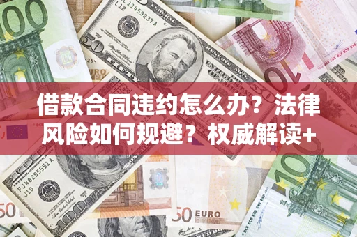 武汉借款合同违约怎么办?法律风险如何规避?权威解读+实用指南 武汉借款合同违约怎么办?法律风险如何规避?权威解读+实用指南