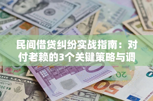 武汉民间借贷纠纷实战指南：对付老赖的3个关键策略与调解盲区解析