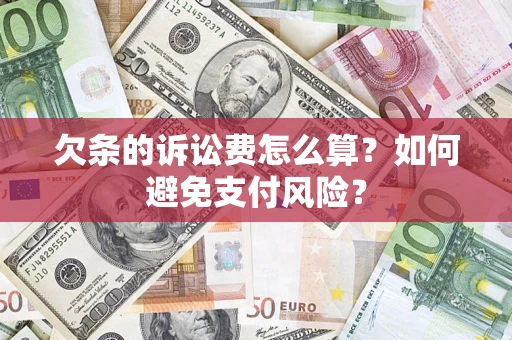武汉欠条的诉讼费怎么算？如何避免支付风险？