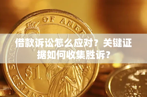 武汉借款诉讼怎么应对？关键证据如何收集胜诉？